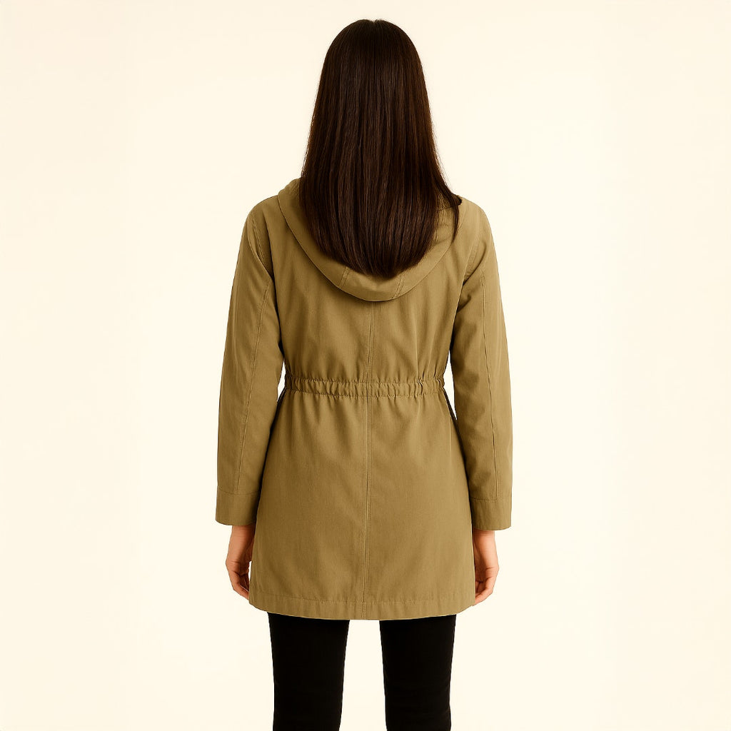 A496 • Water-Resistant Hooded Utility Jacket