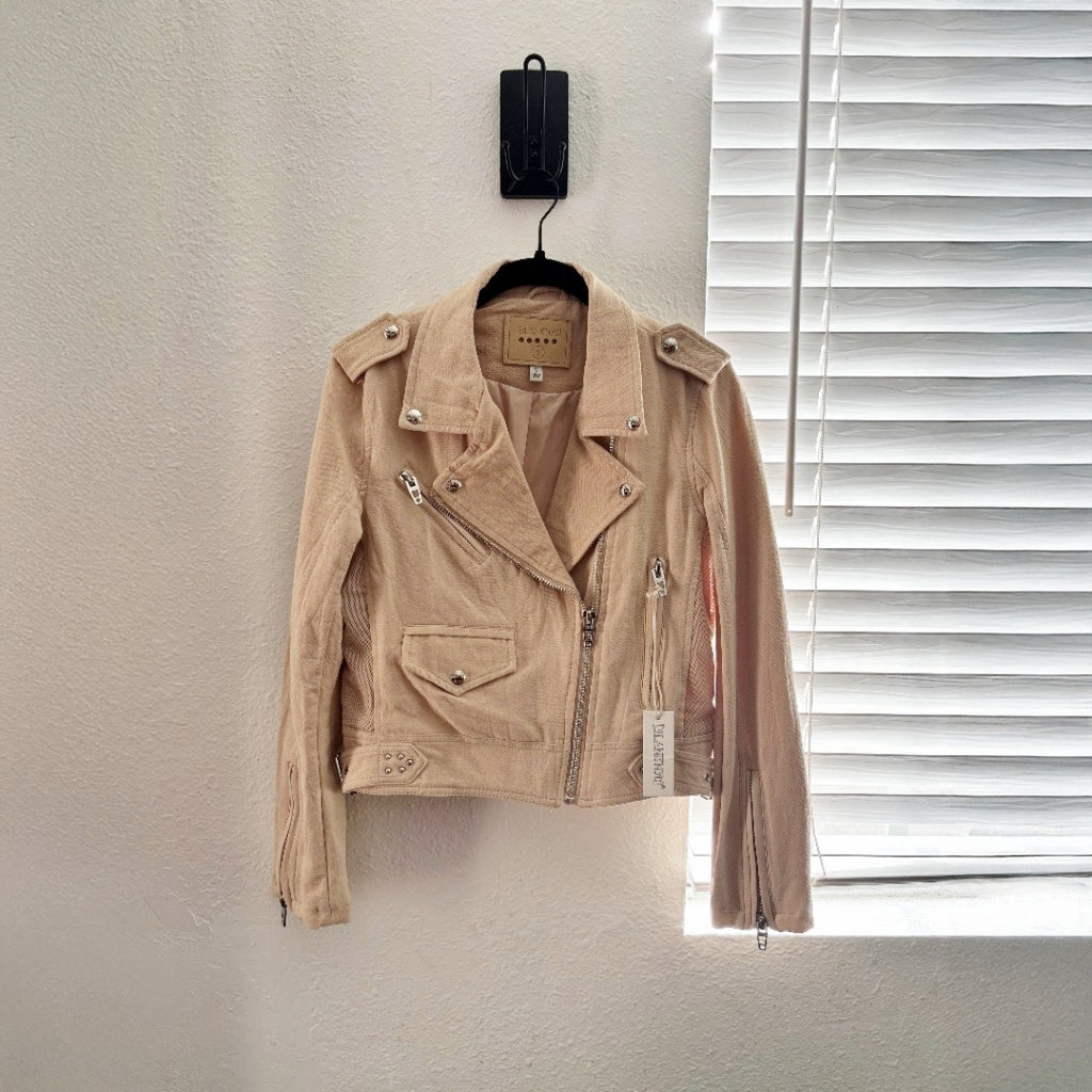 A512 • BLANKNYC Cream Moto Jacket