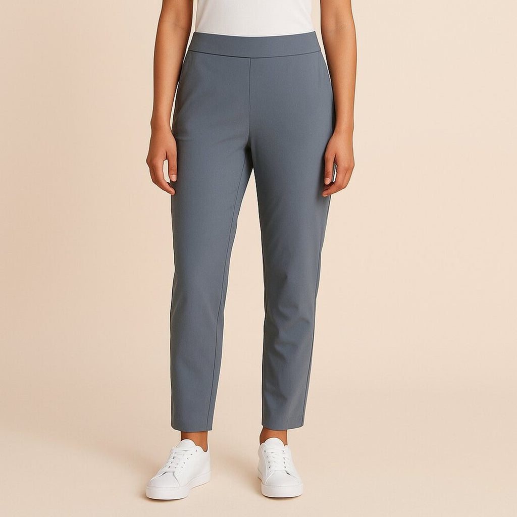 A461 • Stretch Tech Ankle Pants – Slate Gray
