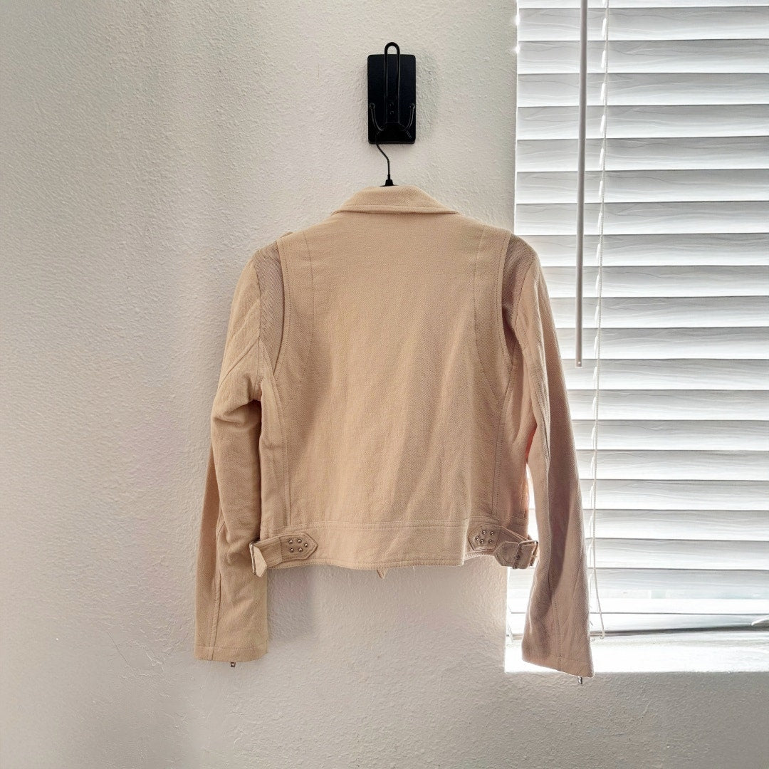 A512 • BLANKNYC Cream Moto Jacket