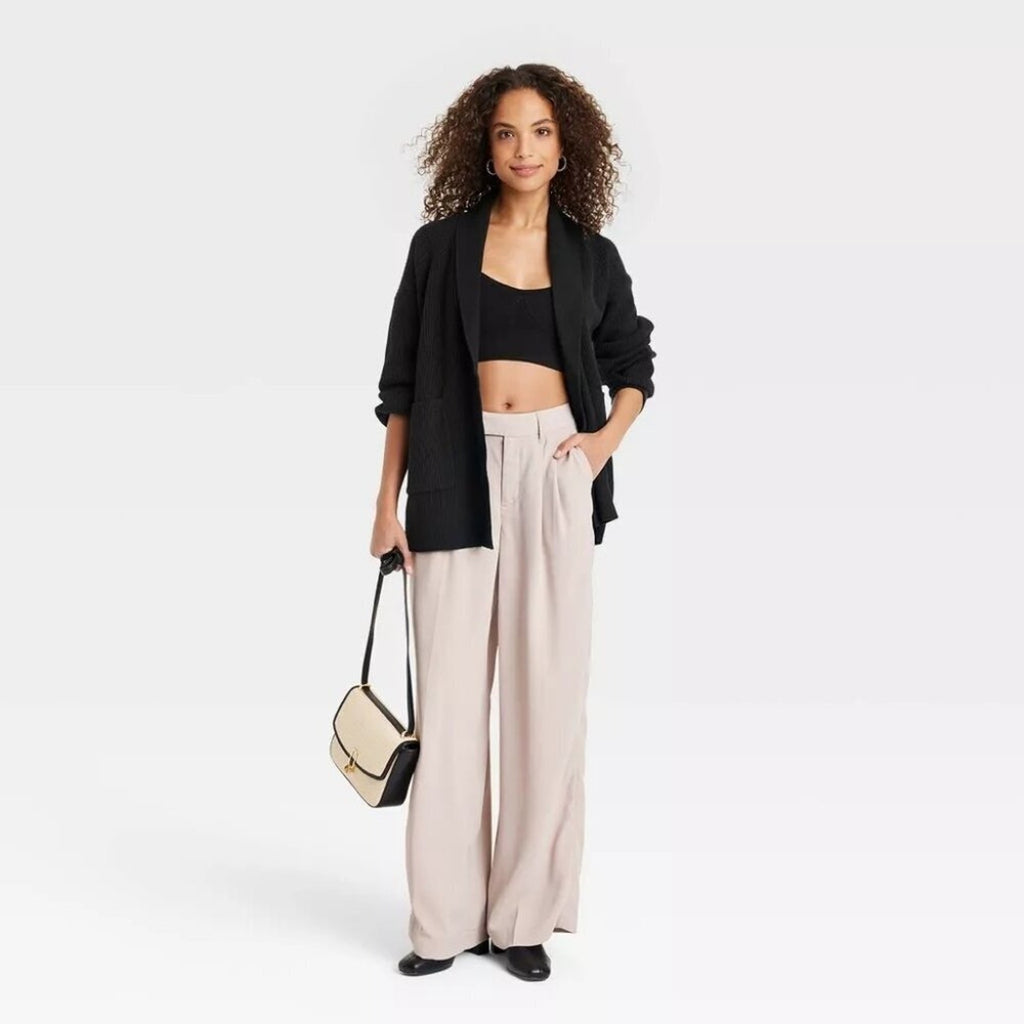 A505 • Open Layering Knit Cardigan