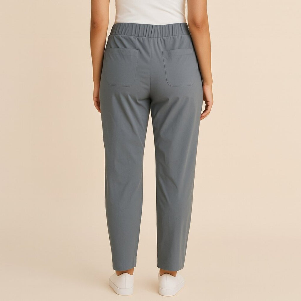A461 • Stretch Tech Ankle Pants – Slate Gray