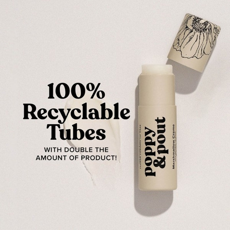 A014-A • Poppy & Pout Marshmallow Crème Lip Balm