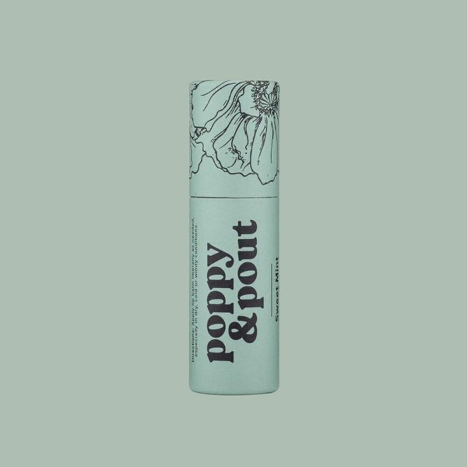 A014-B • Poppy & Pout Sweet Mint Lip Balm