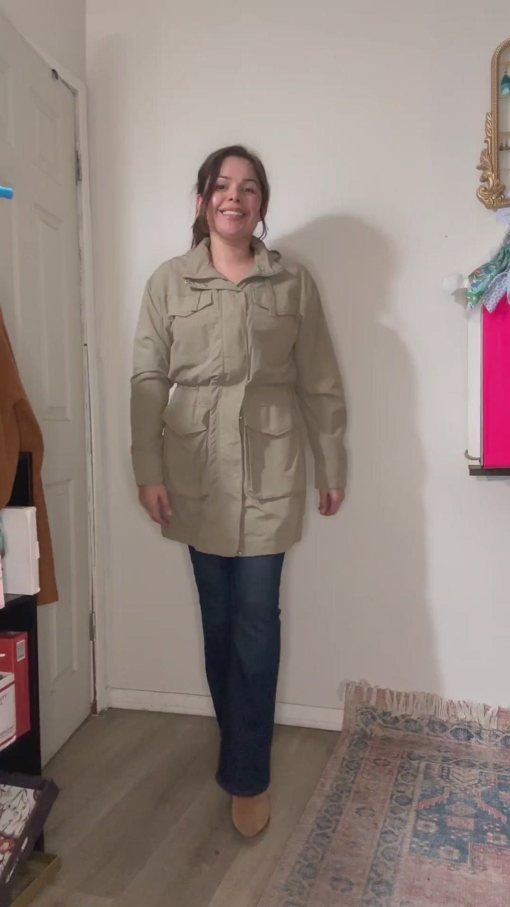 A496 • Water-Resistant Hooded Utility Jacket